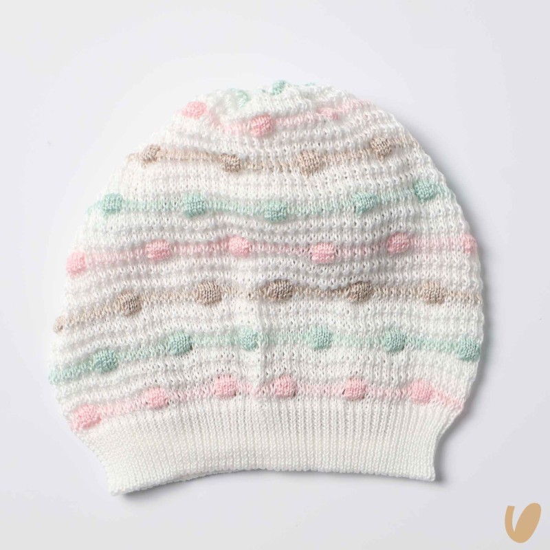 Cappello in filo nodini Cappello e Babbucce