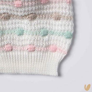 Cappello in filo nodini Cappello e Babbucce