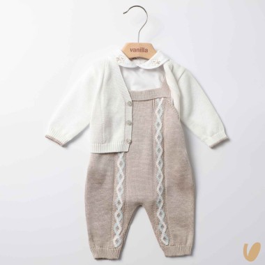 Completo in filo di cotone Completo e Pagliaccetto