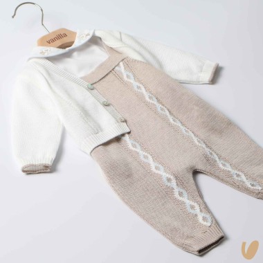 Completo in filo di cotone Completo e Pagliaccetto