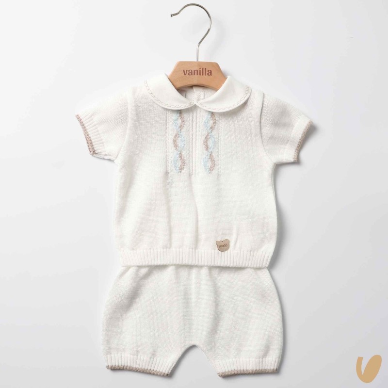 Completo in filo di cotone Completo e Pagliaccetto