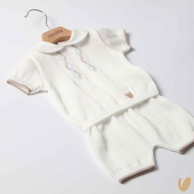 Completo in filo di cotone Completo e Pagliaccetto