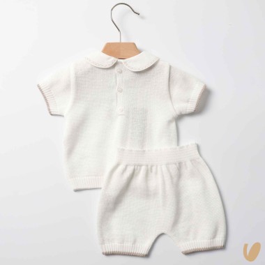 Completo in filo di cotone Completo e Pagliaccetto