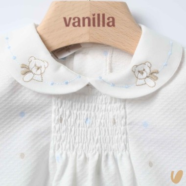 Pagliaccetto in piquè pois Completo e Pagliaccetto