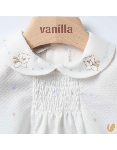 Romper in Piquè polka dots