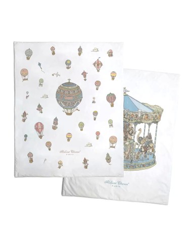 Double Celeste Carousel and Hot Air Hot Air Hot Duvet