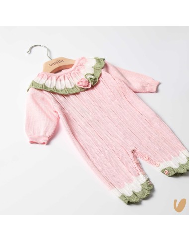 Tutina in rose cotton thread