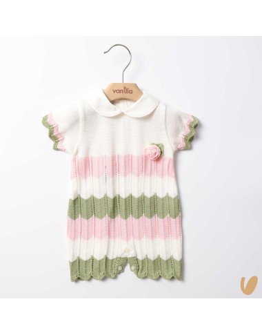 Zig Zag cotton rifle romper