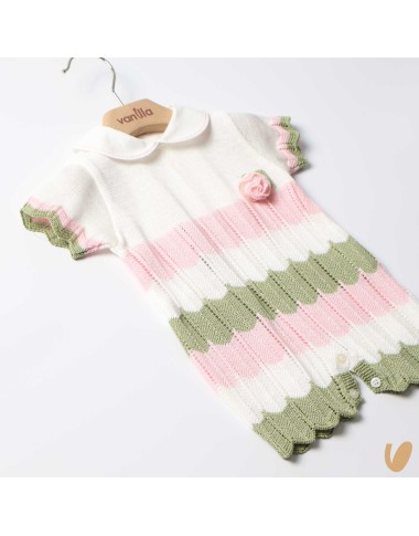 Zig Zag cotton rifle romper