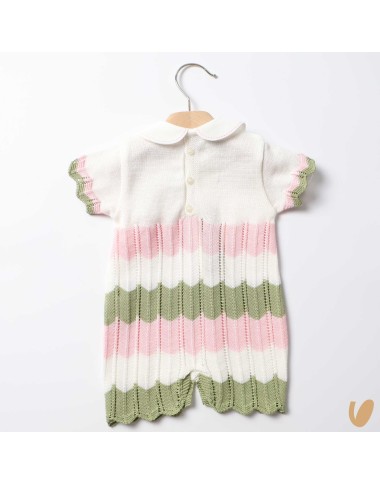 Zig Zag cotton rifle romper