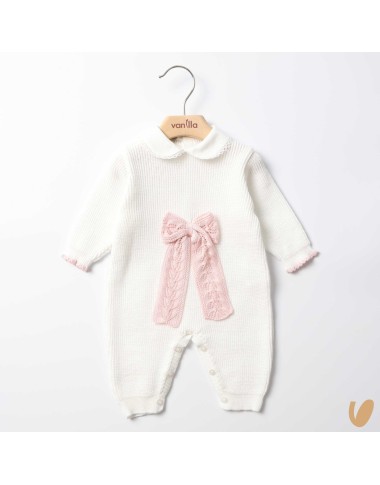 Tutina in filo di cotone fiocco Tutina