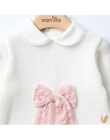 Tutina in filo di cotone fiocco Tutina