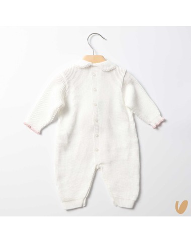 Tutina in filo di cotone fiocco Tutina