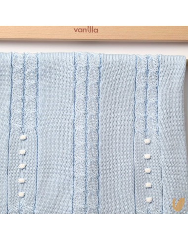 Braided cotton blanket