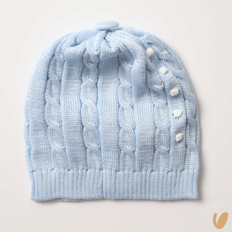 Cappello in filo trecce Cappello e Babbucce