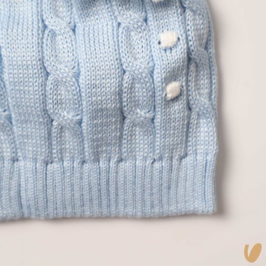 Cappello in filo trecce Cappello e Babbucce