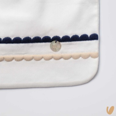 Bavetta con ricami Mussole e Bavette