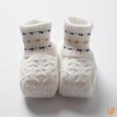 Babbucce in filo di cotone Cappello e Babbucce