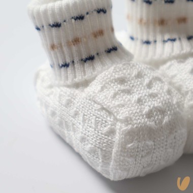 Babbucce in filo di cotone Cappello e Babbucce