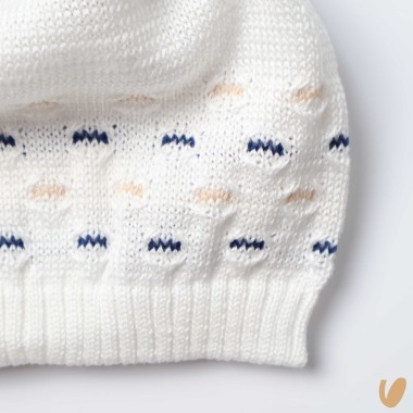 Cappello in filo di cotone Cappello e Babbucce