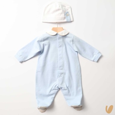 Tutina e cappello castello in jersey Tutina