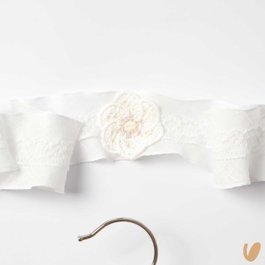 Completo in lino e crochet Completo e Pagliaccetto