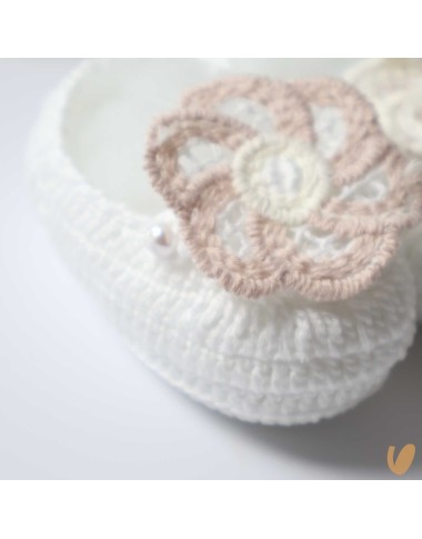 Completo in lino e crochet Completo e Pagliaccetto