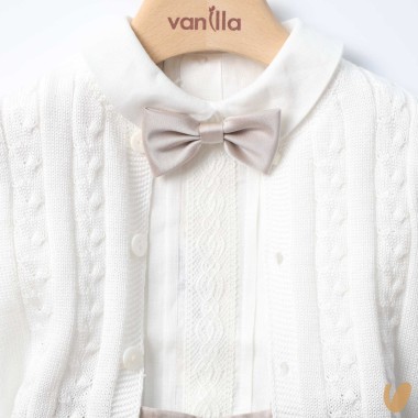 Completo battesimo cotone Completo e Pagliaccetto