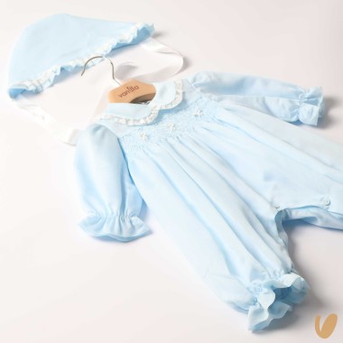 Pagliaccetto elegante con cuffia Completo e Pagliaccetto