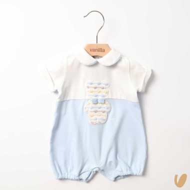 Pagliaccetto in cotone orsetto Completo e Pagliaccetto