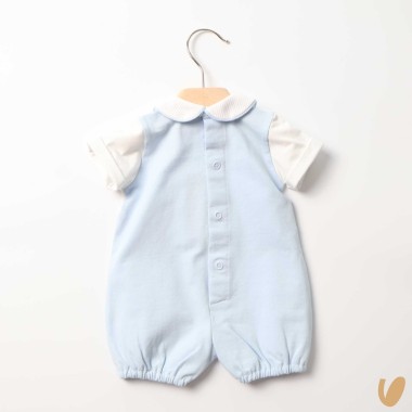 Pagliaccetto in cotone orsetto Completo e Pagliaccetto