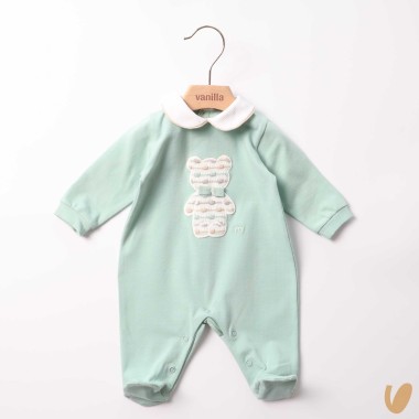 Tutina in cotone orsetto Tutina