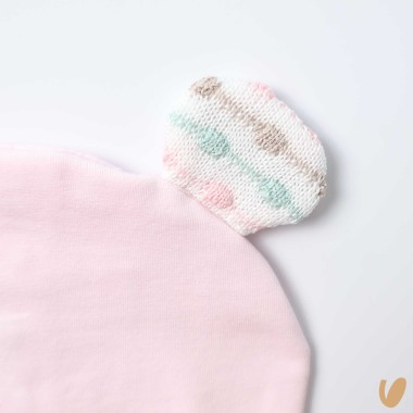 Cappello in jersey orecchie Cappello e Babbucce