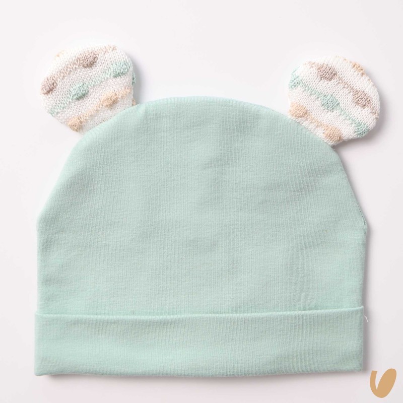 Cappello in jersey orecchie Cappello e Babbucce