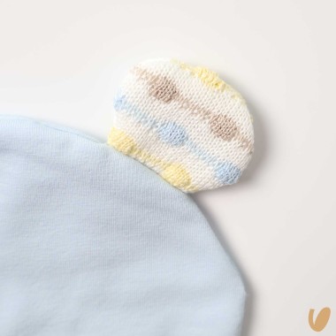 Cappello in jersey orecchie Cappello e Babbucce