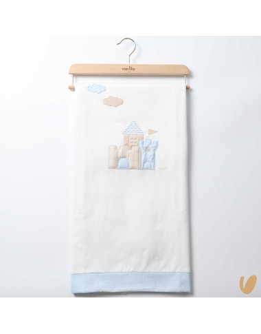 Castle blanket in cotton jersey