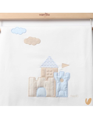 Castle blanket in cotton jersey