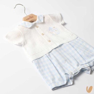 Pagliaccetto castello lino Completo e Pagliaccetto