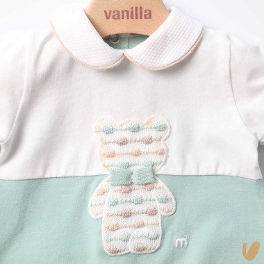 Pagliaccetto in cotone orsetto Completo e Pagliaccetto