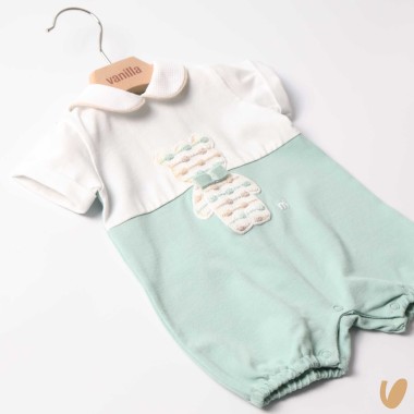 Pagliaccetto in cotone orsetto Completo e Pagliaccetto