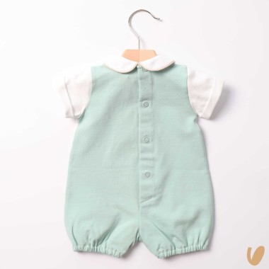 Pagliaccetto in cotone orsetto Completo e Pagliaccetto