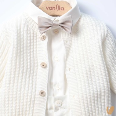 Completo battesimo cotone Completo e Pagliaccetto