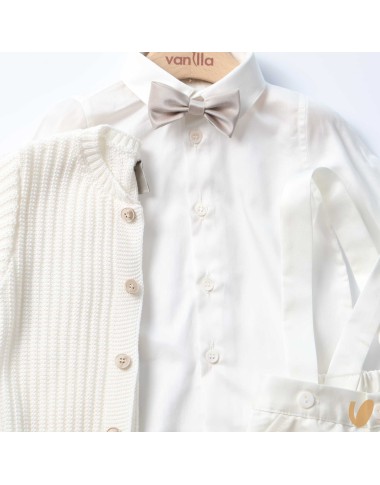 Completo battesimo cotone Completo e Pagliaccetto