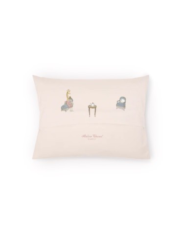 Cuscino French Bedroom satin Mussole e Bavette