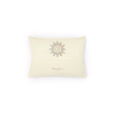 Cuscino Zodiac Yellow satin Mussole e Bavette