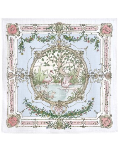 Blue tapestry muslin