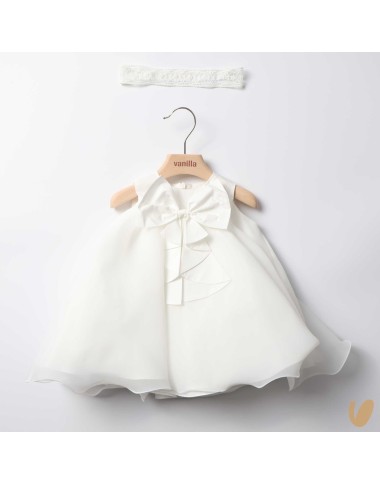 Chiffon dress and band