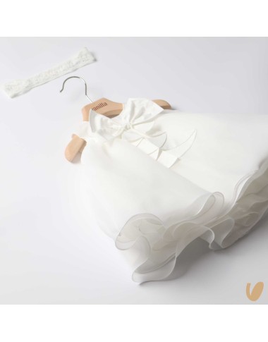 Chiffon dress and band