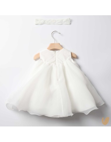 Chiffon dress and band