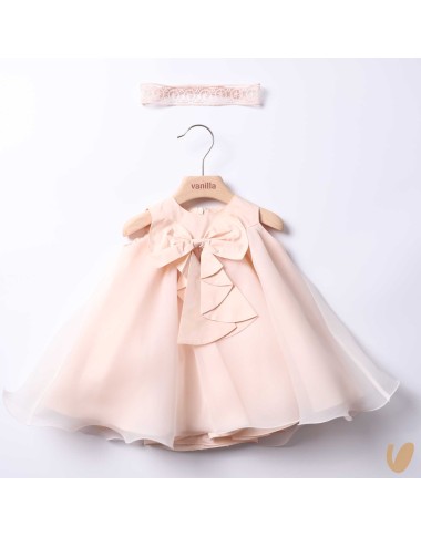 Chiffon dress and band